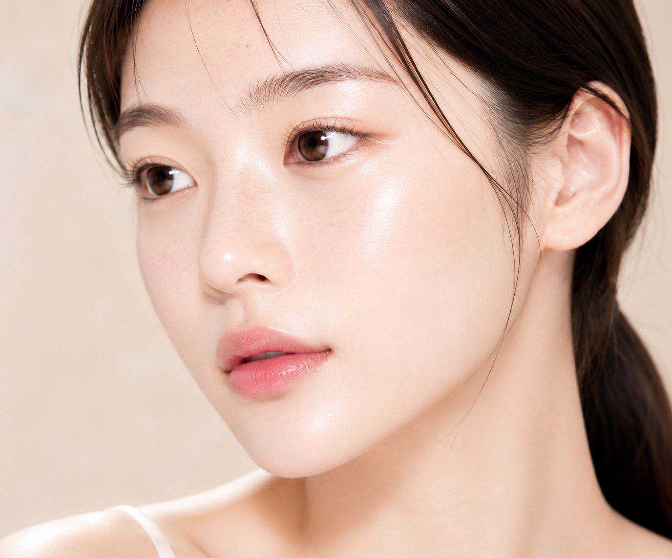 적용 후 피부 이미지